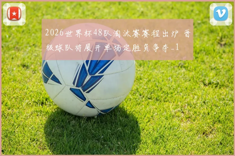 2026世界杯48队淘汰赛赛程出炉 晋级球队将展开单场定胜负争夺_1