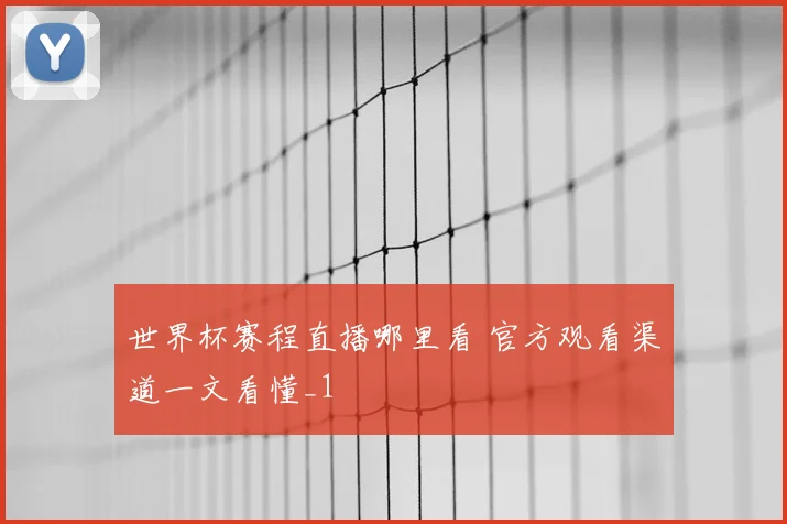 世界杯赛程直播哪里看 官方观看渠道一文看懂_1